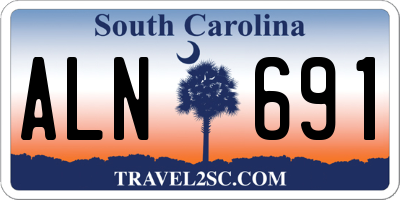 SC license plate ALN691