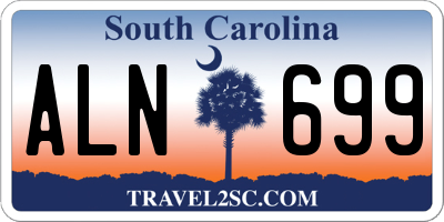 SC license plate ALN699