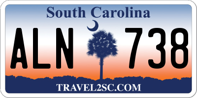 SC license plate ALN738