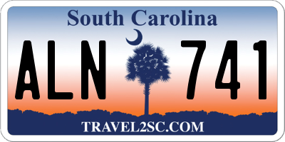 SC license plate ALN741