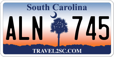 SC license plate ALN745
