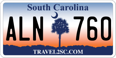 SC license plate ALN760