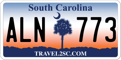 SC license plate ALN773