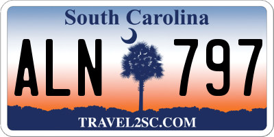 SC license plate ALN797