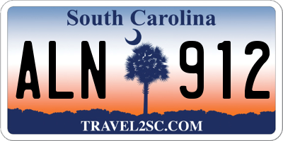 SC license plate ALN912