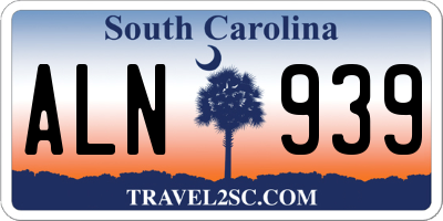 SC license plate ALN939