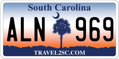 SC license plate ALN969