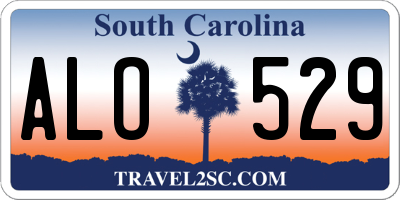 SC license plate ALO529