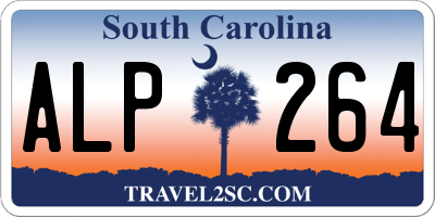 SC license plate ALP264