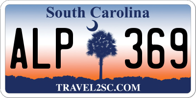 SC license plate ALP369
