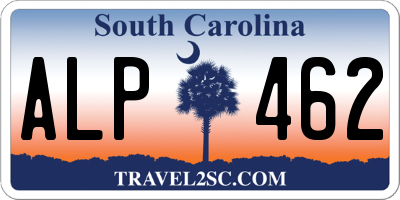 SC license plate ALP462
