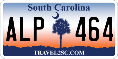 SC license plate ALP464