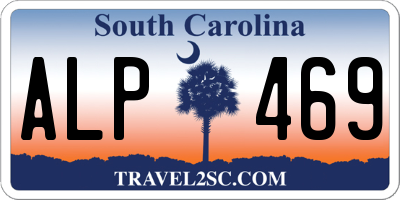 SC license plate ALP469