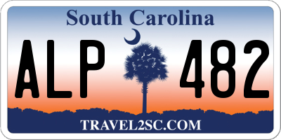 SC license plate ALP482