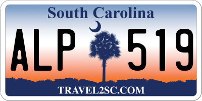 SC license plate ALP519