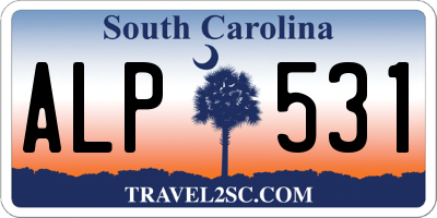 SC license plate ALP531