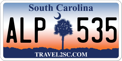 SC license plate ALP535