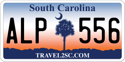 SC license plate ALP556