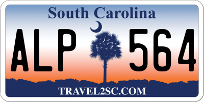 SC license plate ALP564