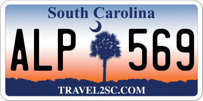 SC license plate ALP569
