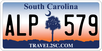 SC license plate ALP579