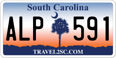 SC license plate ALP591