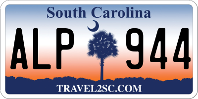 SC license plate ALP944