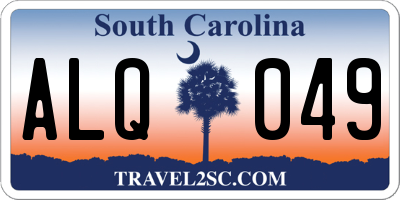 SC license plate ALQ049