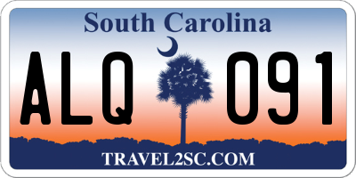 SC license plate ALQ091