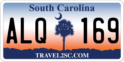 SC license plate ALQ169
