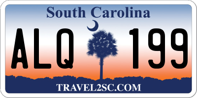 SC license plate ALQ199