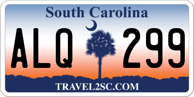 SC license plate ALQ299