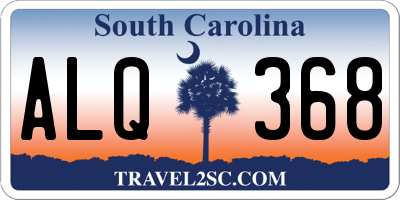 SC license plate ALQ368