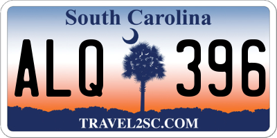 SC license plate ALQ396