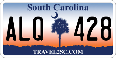 SC license plate ALQ428