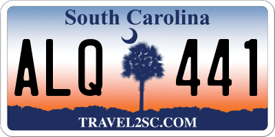 SC license plate ALQ441
