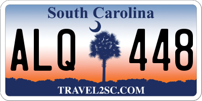 SC license plate ALQ448
