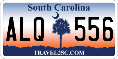 SC license plate ALQ556