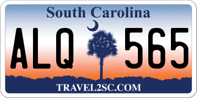 SC license plate ALQ565
