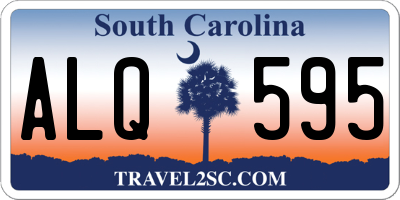 SC license plate ALQ595