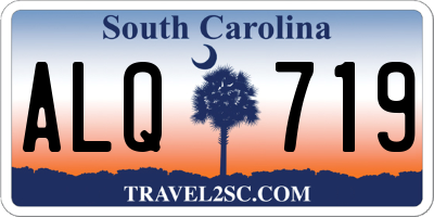 SC license plate ALQ719