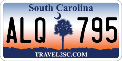 SC license plate ALQ795