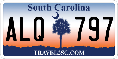 SC license plate ALQ797