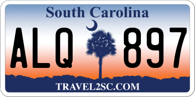SC license plate ALQ897