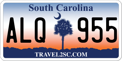 SC license plate ALQ955