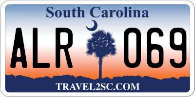 SC license plate ALR069