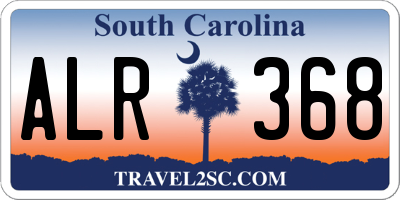 SC license plate ALR368