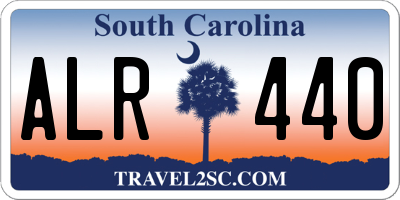 SC license plate ALR440