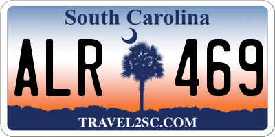 SC license plate ALR469