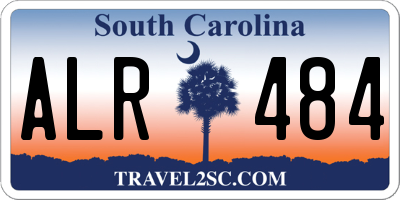 SC license plate ALR484